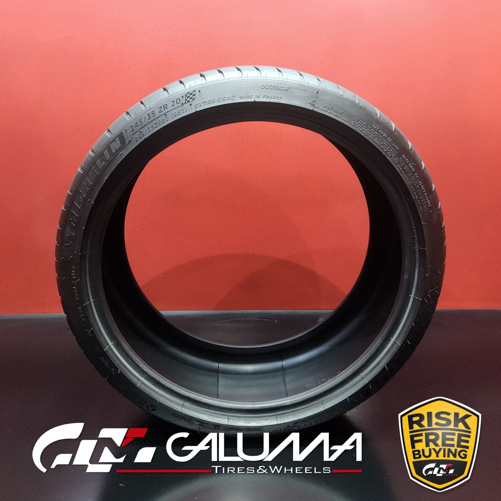 1 Tire Michelin Pilot Sport 4S N0 245/35ZR20 245/35/20 2453520 No Repairs #95696