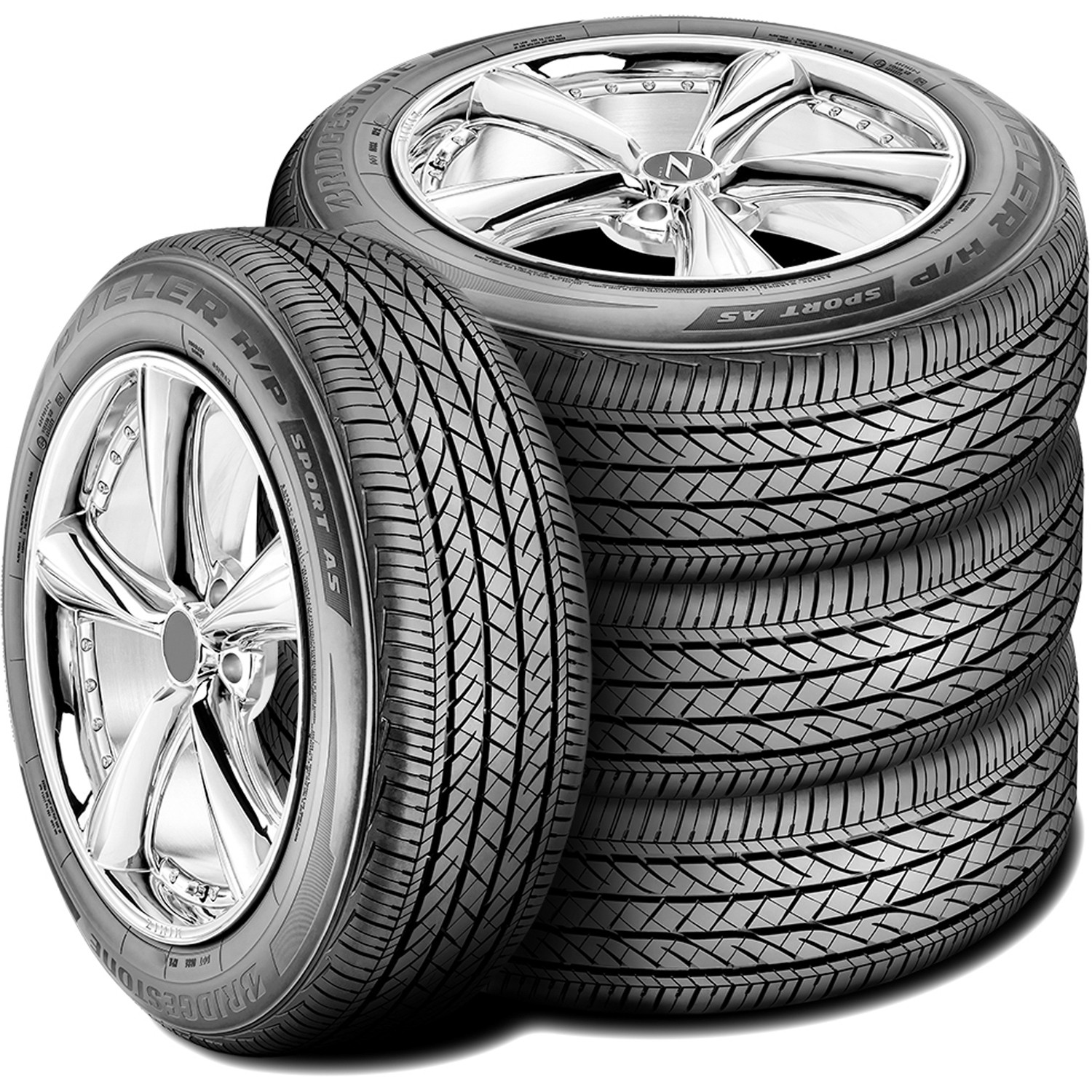 Tire Bridgestone Dueler H/P Sport AS RFT 225/60R18 104H XL A/S All Season