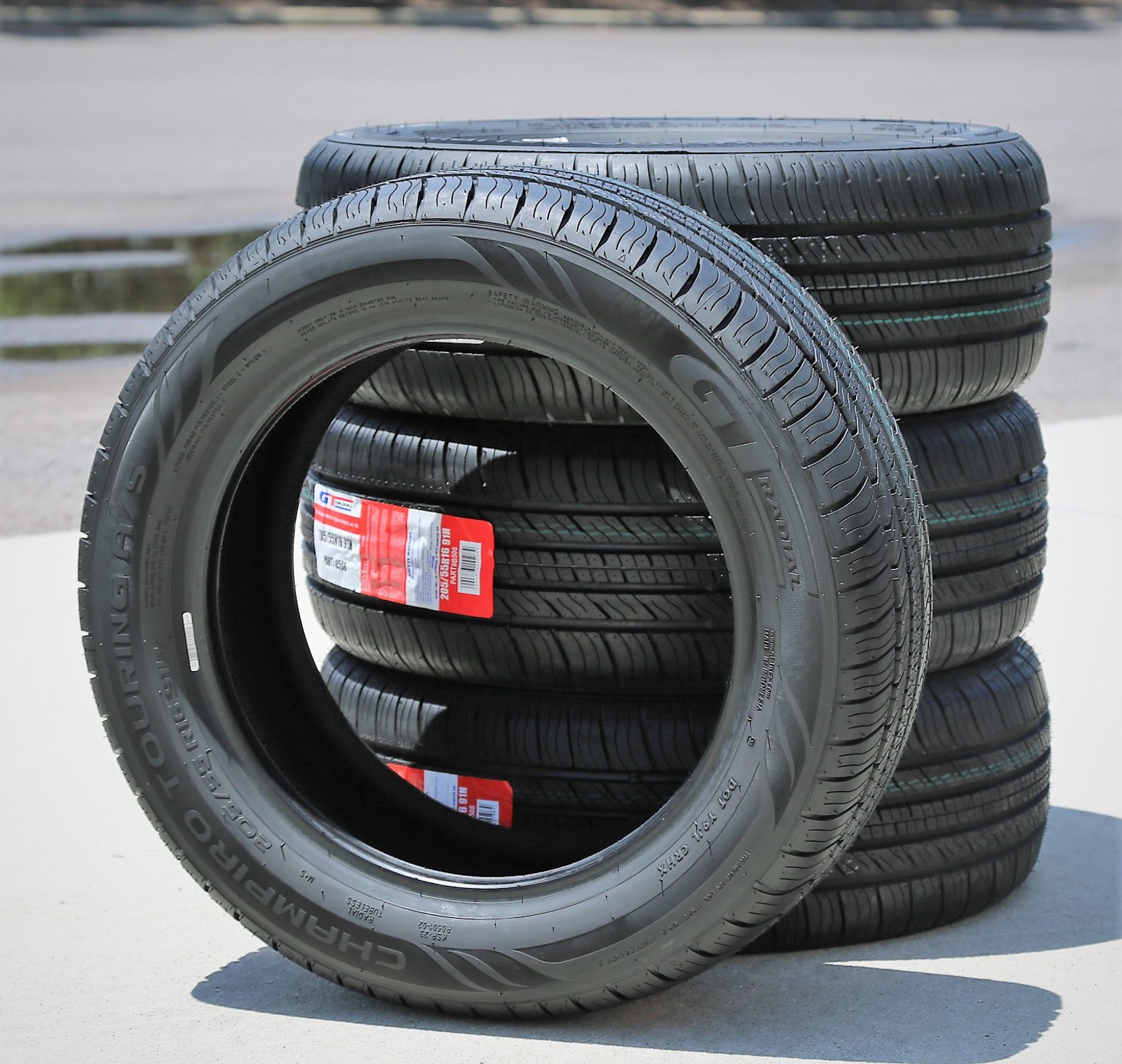 Tire GT Radial Champiro Touring A/S 205/55R16 91H All Season