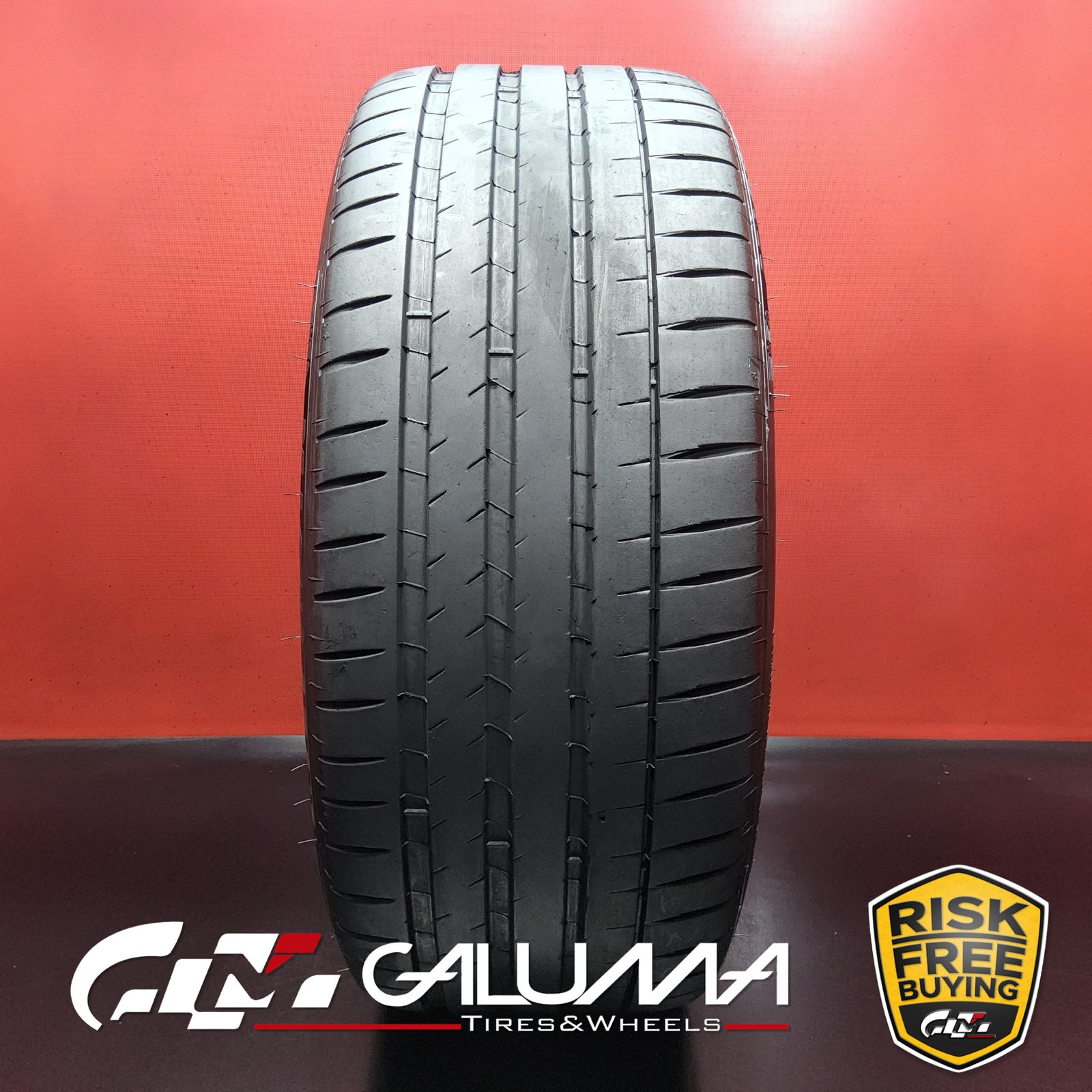 1 (One) Tire Michelin Pilot Sport 4S (MO1) XL 285/40ZR23 111Y No Repairs #94766