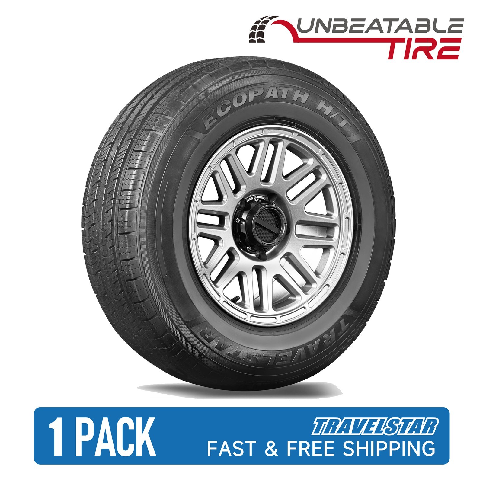 Travelstar EcoPath H/T LT245/75R17 10Ply 121S Load E Highway Terrain Truck Tire