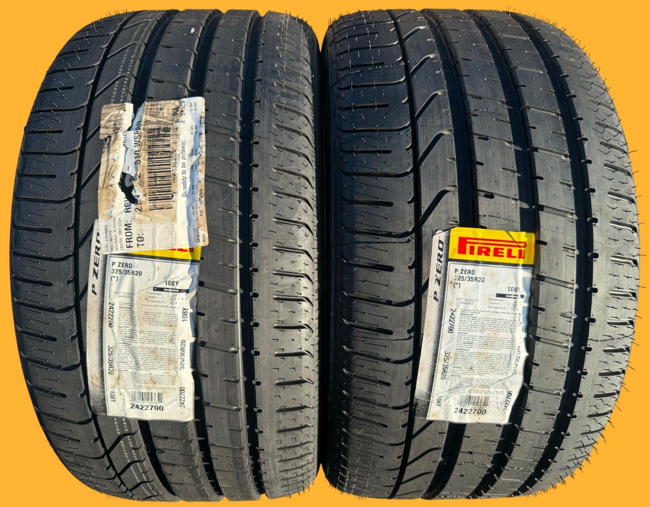 Set of TWO BRAND NEW 325/35R20 108Y Pirelli P Zero BMW X5M X6M Tires 3253520