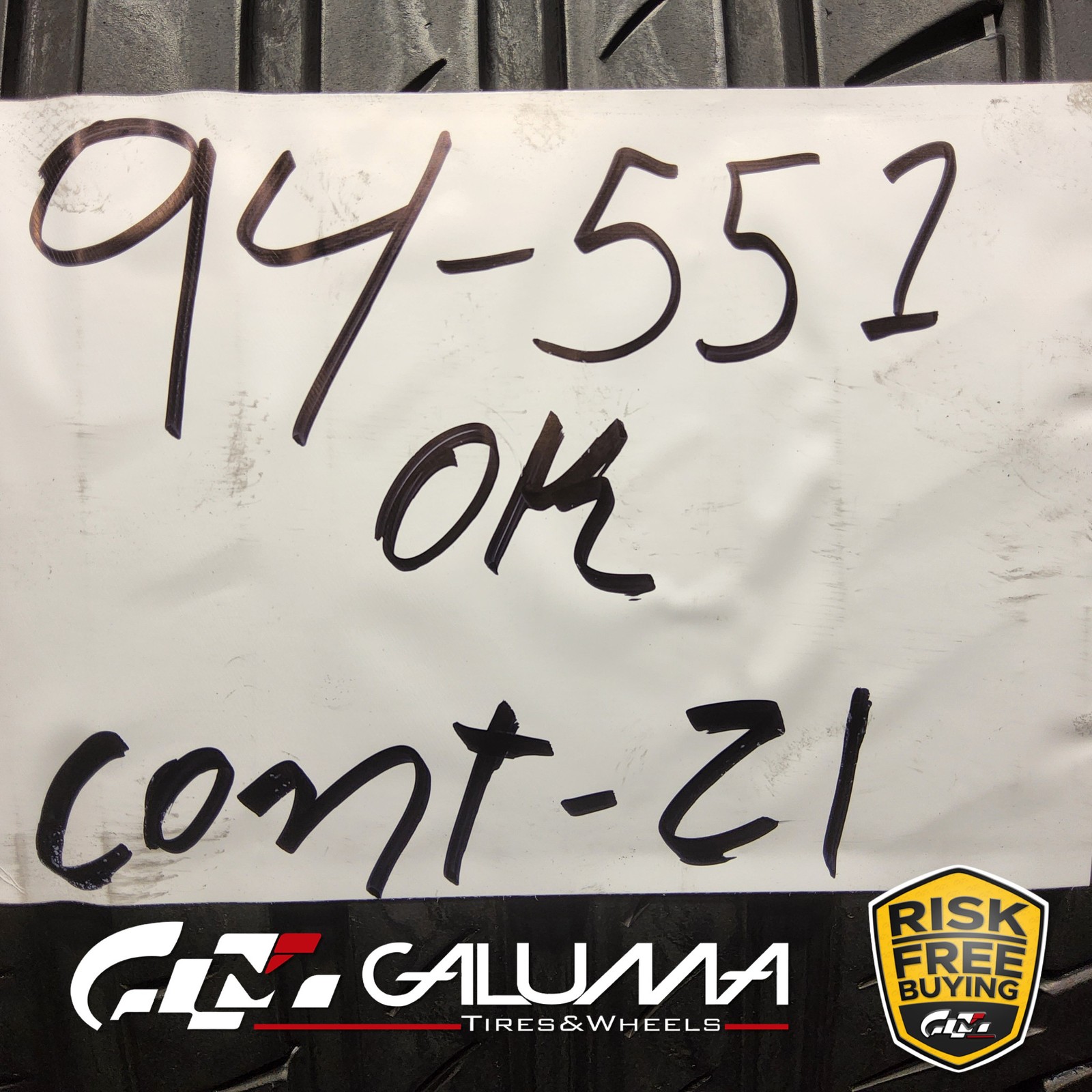 2 Tires Continental PremiumContact 6 ★ SSR Run Flat XL 315/35R21 No Repair 94551