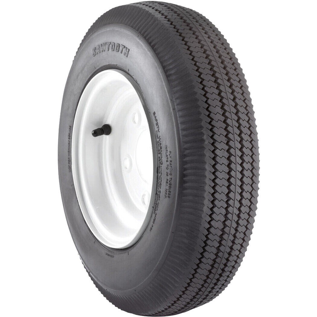 Tire Airloc Sawtooth Rib 4.10/3.5-4 4.10/3.50-4 Load 4 Ply Lawn & Garden