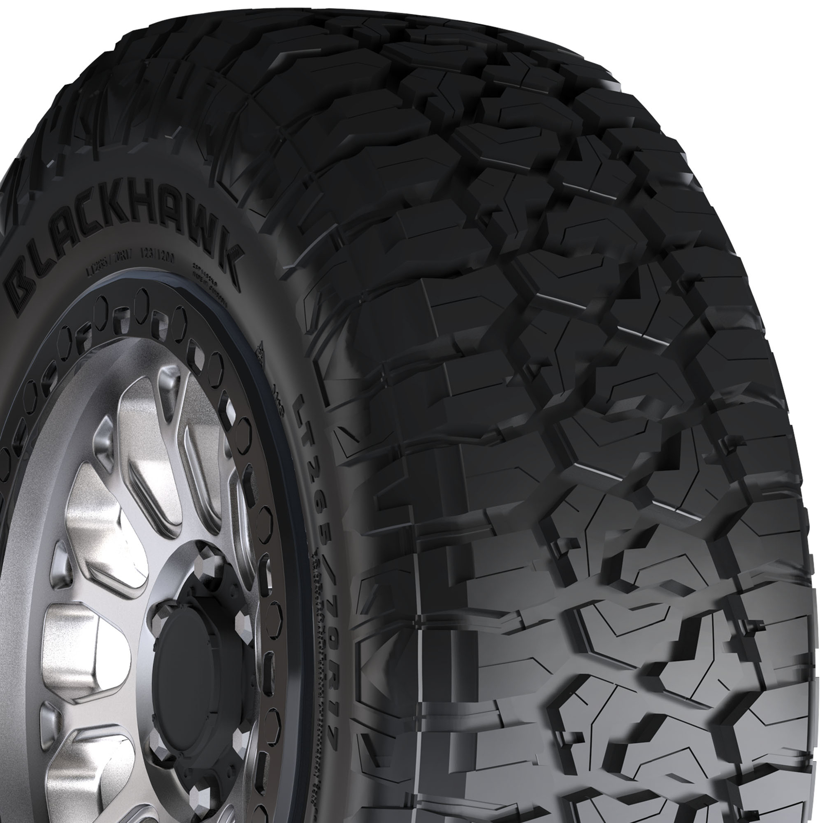 4 New Blackhawk Ridgecrawler R/t – 265x70r17 Tires 2657017 265 70 17