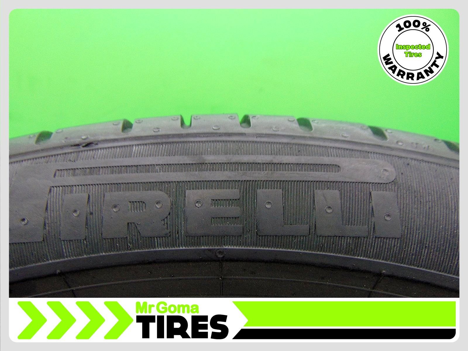1 255/40R19 USED TIRE PIRELLI P ZERO TM RSC RFT XL 5.3/32 TREAD 2554019 100Y