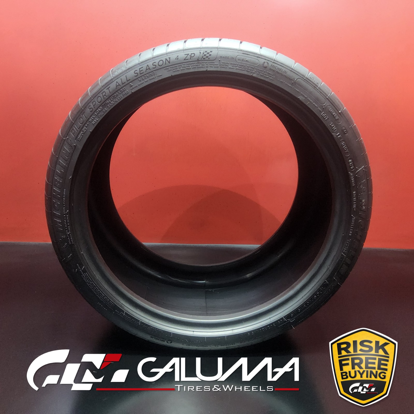 1 Tire Michelin Pilot Sport All Season 4 (ZP) RunFlat (GM) 305/30/20 ZR20 #96188