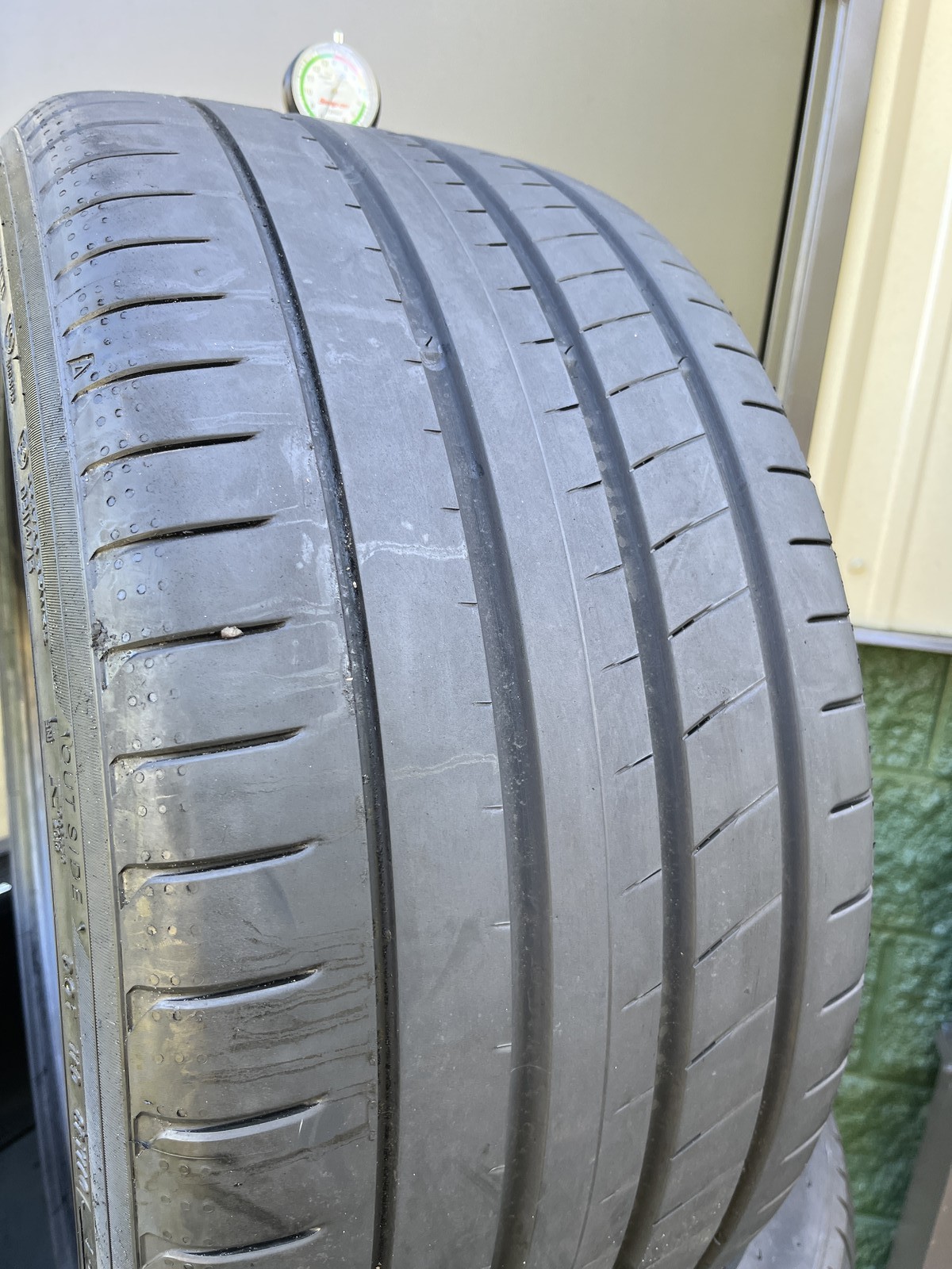 1 Tire Yokohama Advan Sport V107 ★ BMW 285/30ZR20 99Y DOT.1625 8/32 NO Patch