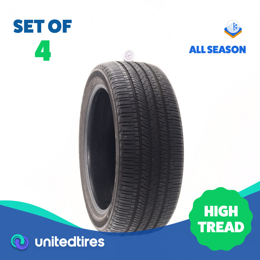 Set of (4) Used 255/45R20 Goodyear Eagle RS-A 101V – 10-10.5/32