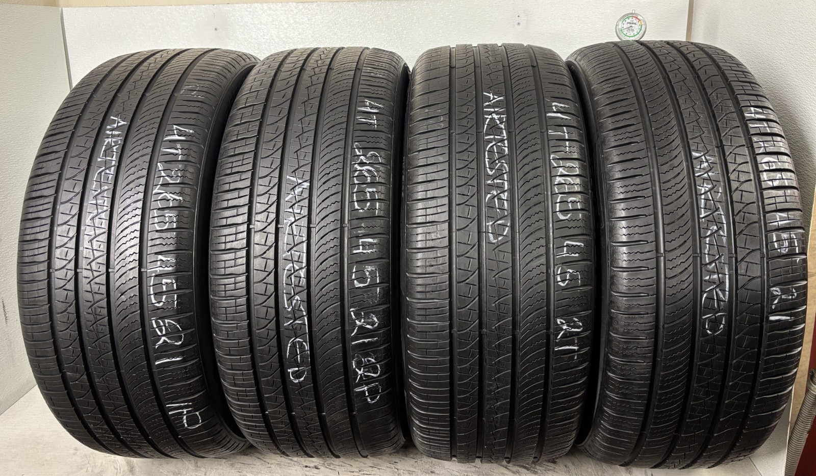 NO SHIPPING ONLY LOCAL PICK UP Set 4 Tires 265 45 21 Pirelli Scorpion Zero A/S