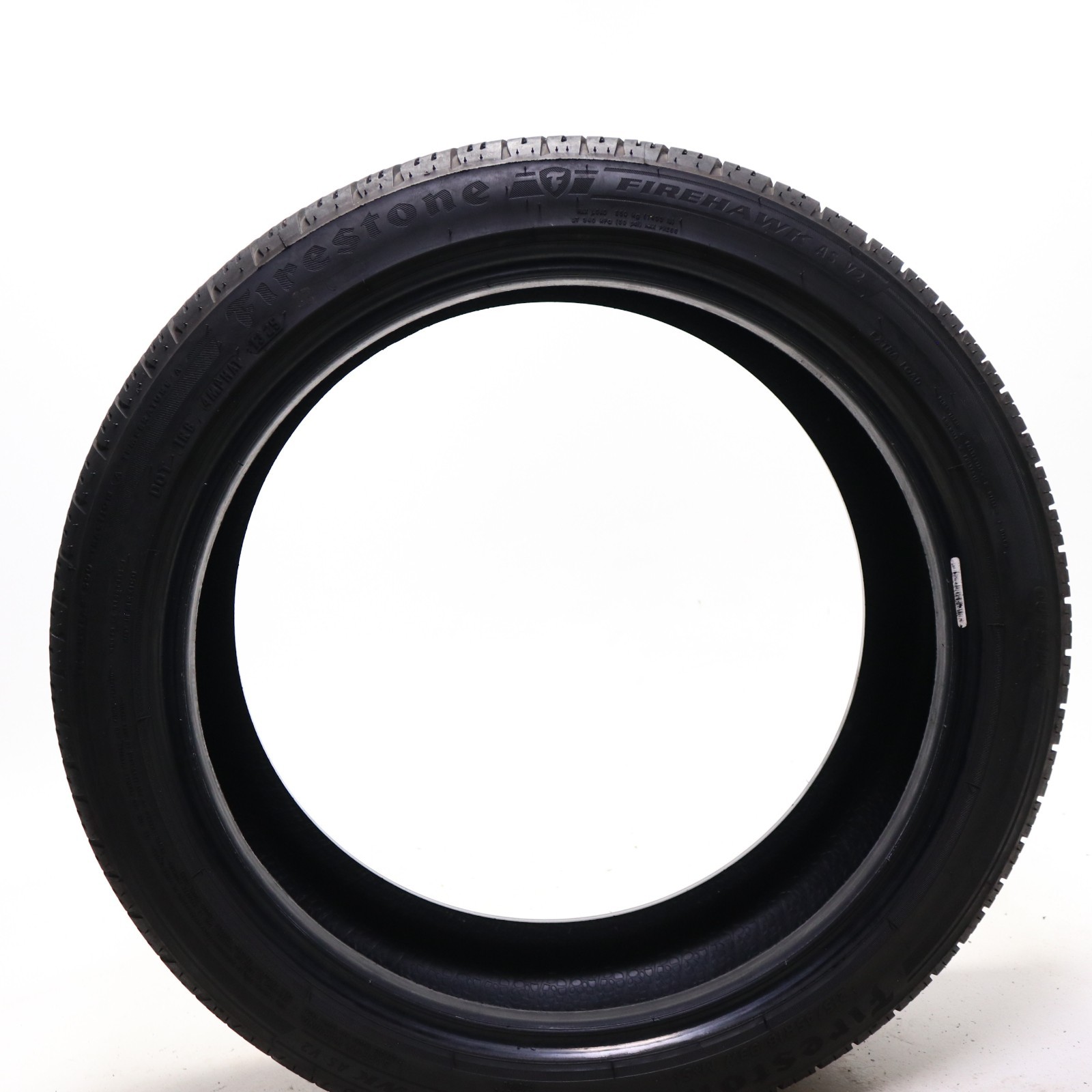 Set of 4 Used 215/45R18 Firestone Firehawk AS V2 – 93W – 7.5/32