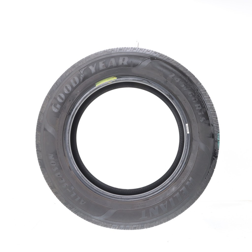 Set of (4) Used 245/60R18 Goodyear Reliant All-season 105V – 6-7.5/32