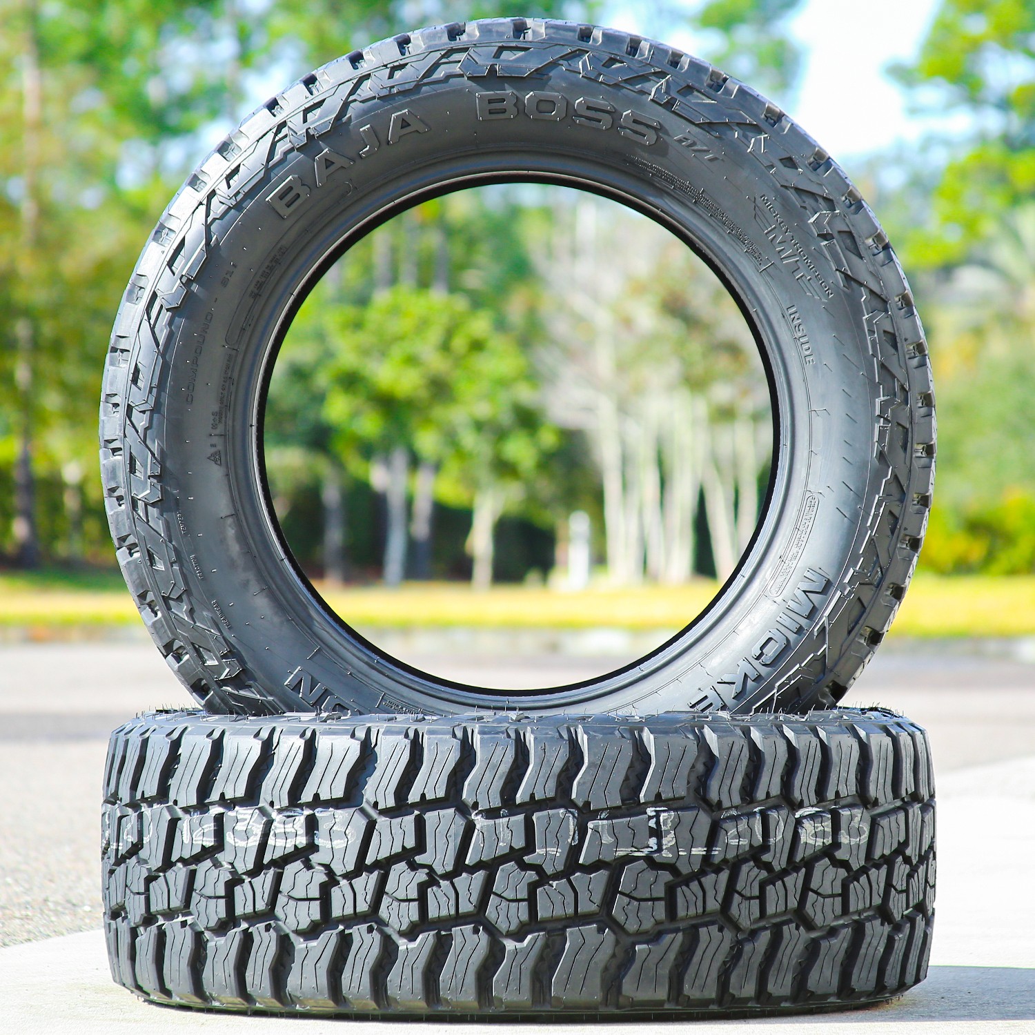 4 Tires 33X12.50R20 Mickey Thompson Baja Boss A/T AT All Terrain Load E 10 Ply