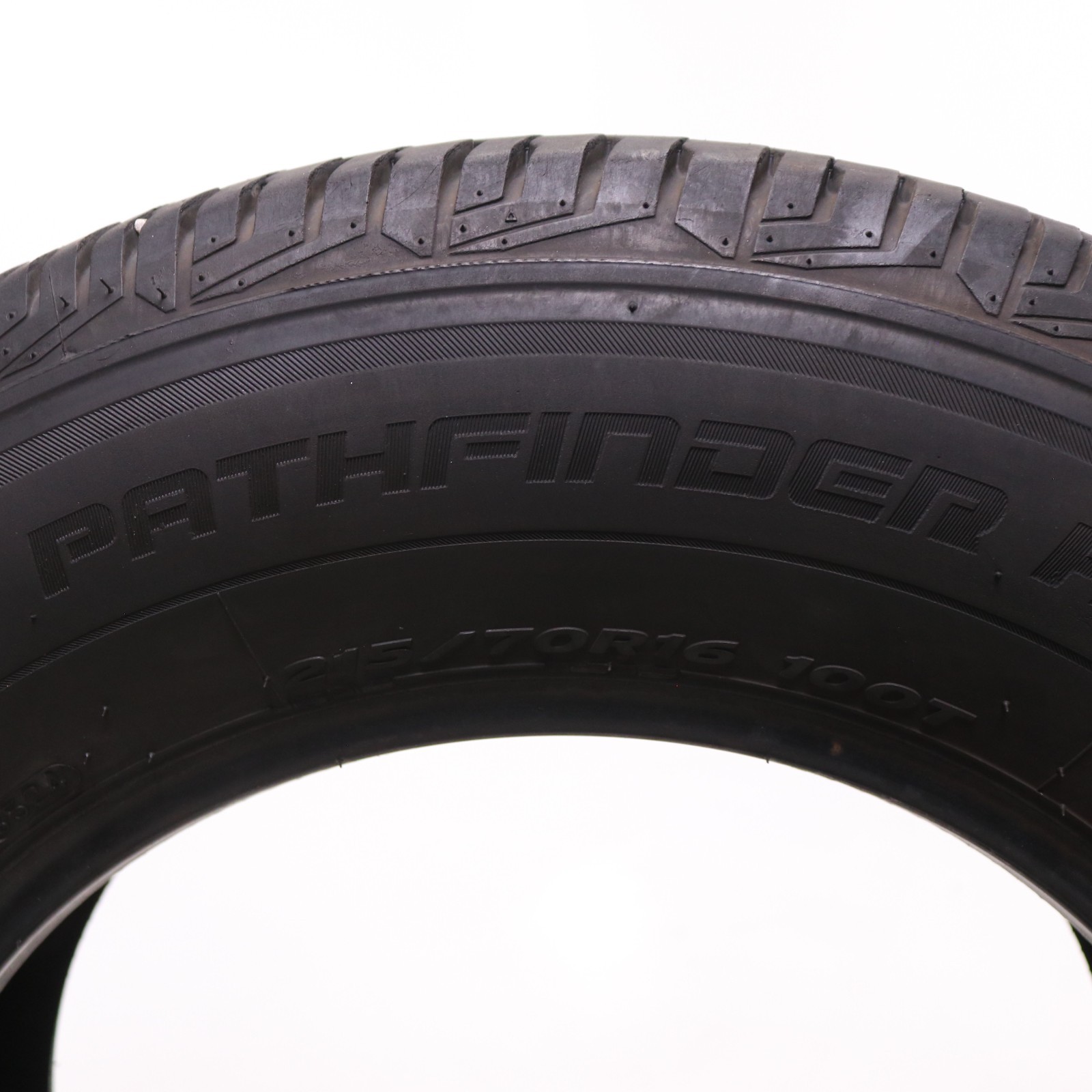 Set of 4 Used 215/70R16 Pathfinder HT – 100T – 8-8.5/32 No Repairs