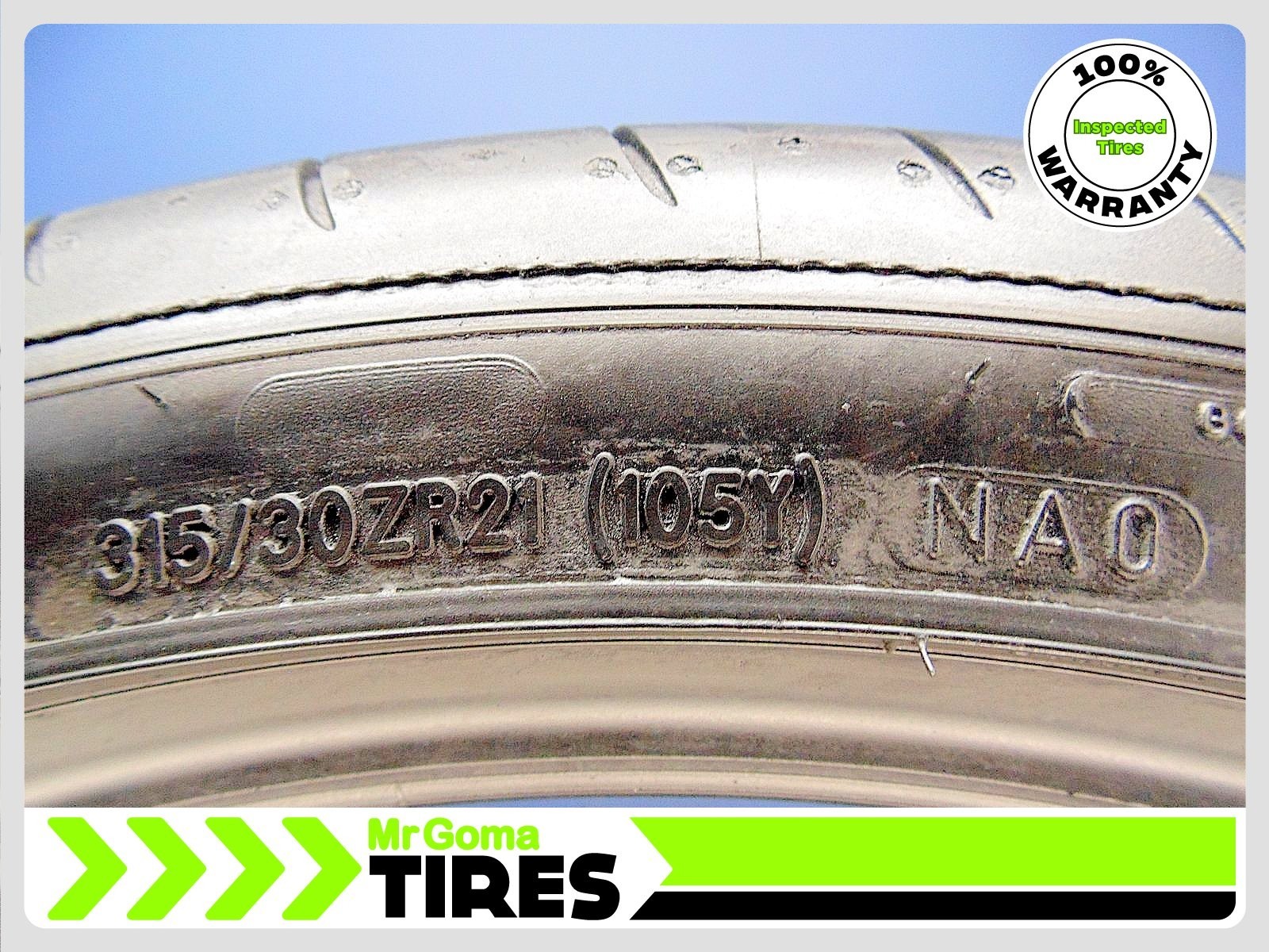 2 GOODYEAR EAGLE F1 SUPER SPORT NAO XL 315/30ZR21 USED TIRES 6/32 TREAD 3153021