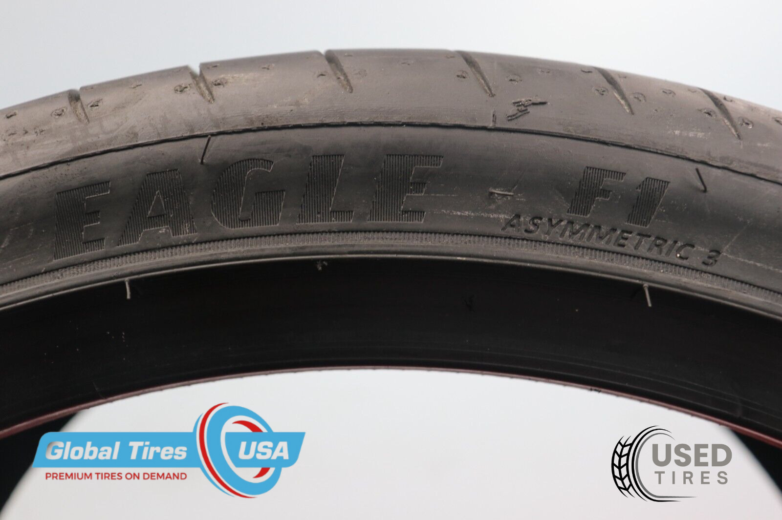 4 Used GoodYear Eagle F1 Asymmetric 3 NFO 305/30ZR21 104Y & 265/35ZR21 101Y