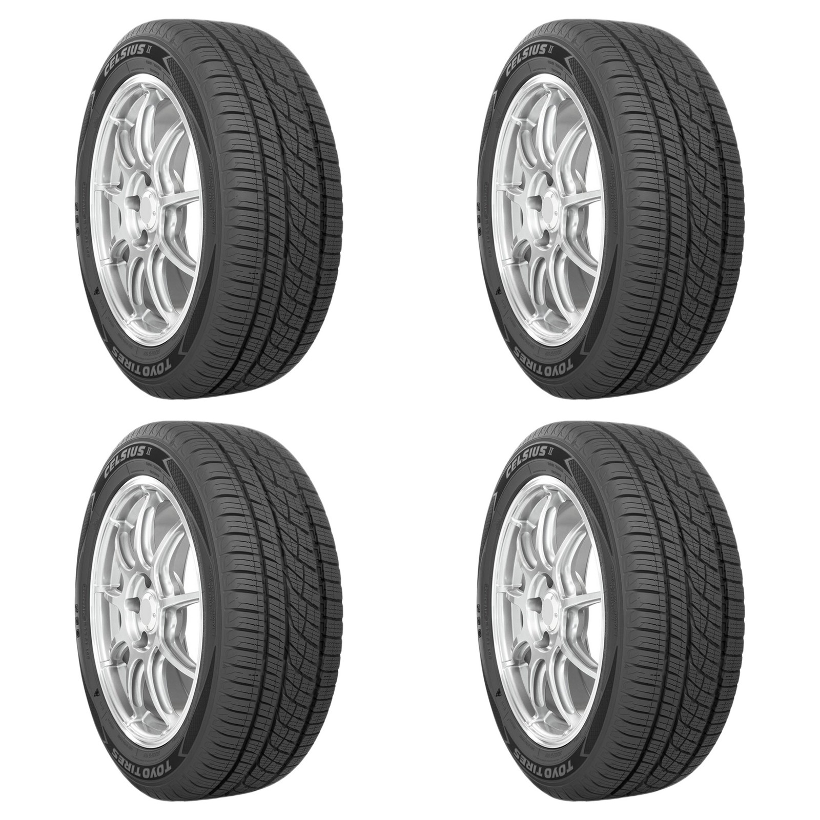 4 New Toyo Celsius II 215/65R16 98T A/S All Season Tires 2156516 215 65 16