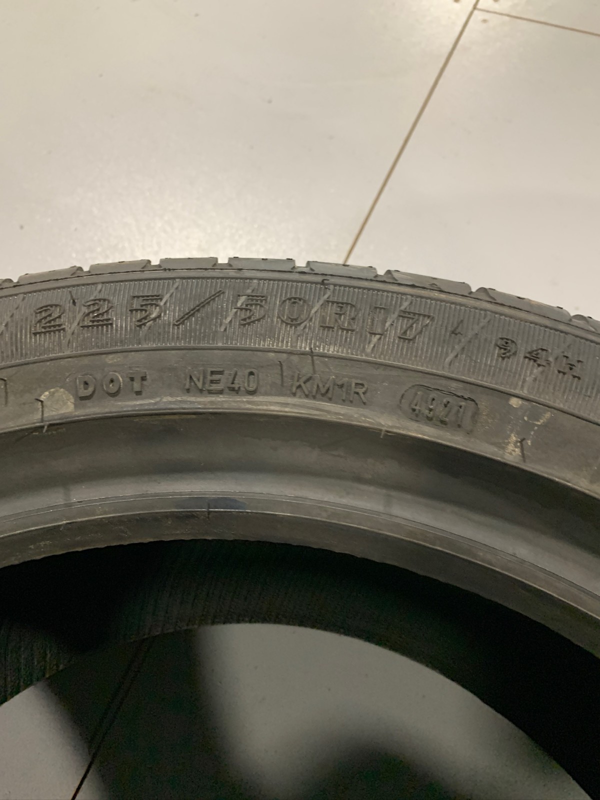 1 New 225 50 17 Goodyear Eagle LS-2 ROF All Season Run Flat Tire