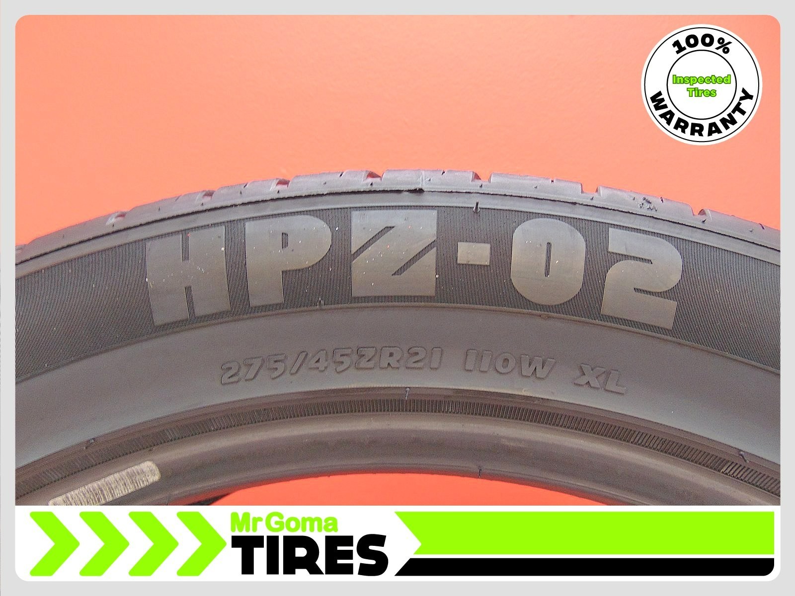 2 ADVANTA HP Z-02 ALL SEASON ECOSAFE XL 275/45ZR21 USED TIRES 8.2/32 TREAD 110W