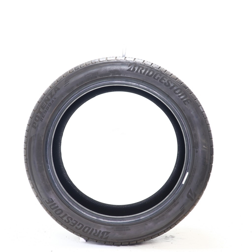 Set of (4) Used 245/45R18 Bridgestone Potenza RE980AS 100W – 6-7/32