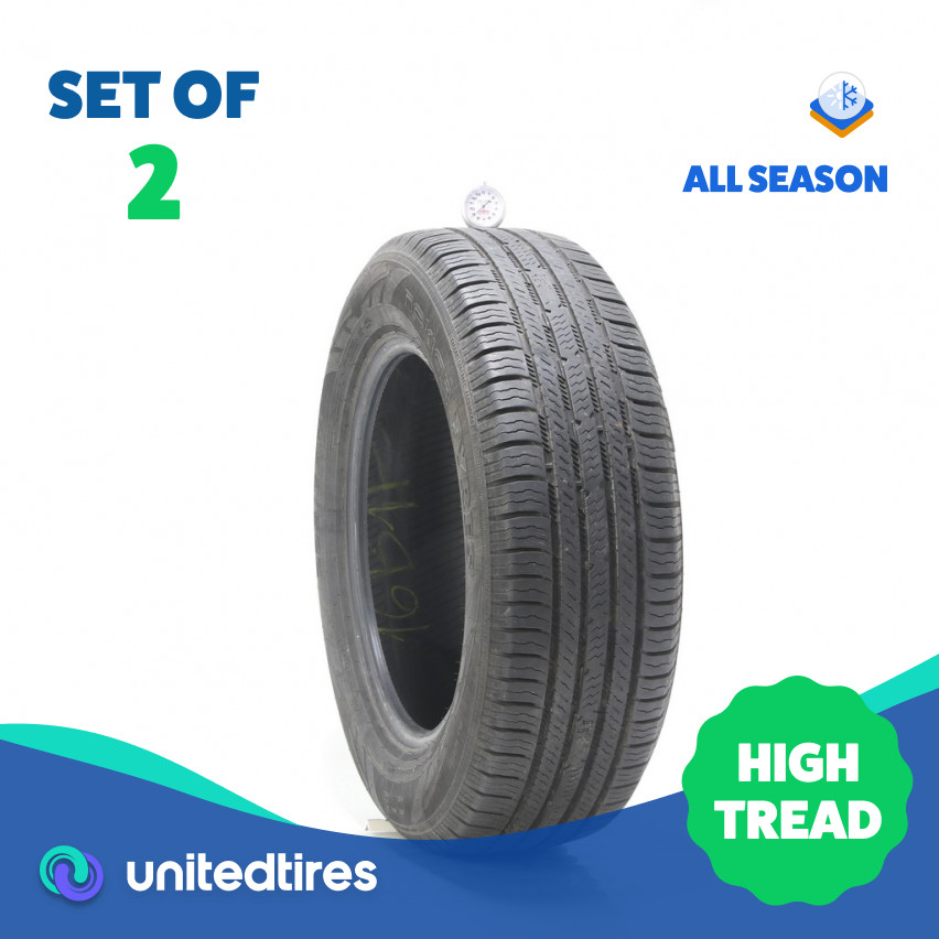 Set of (2) Used 225/65R17 Nokian One 102H – 8.5/32