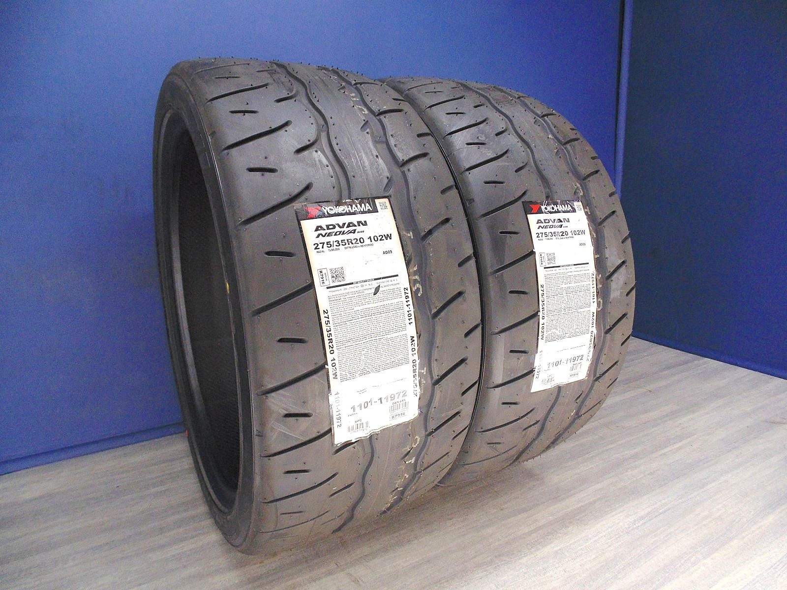 2 BRAND NEW 275/35R20 YOKOHAMA ADVAN NEOVA AD09 XL TIRES 102W 275/35/20 2753520