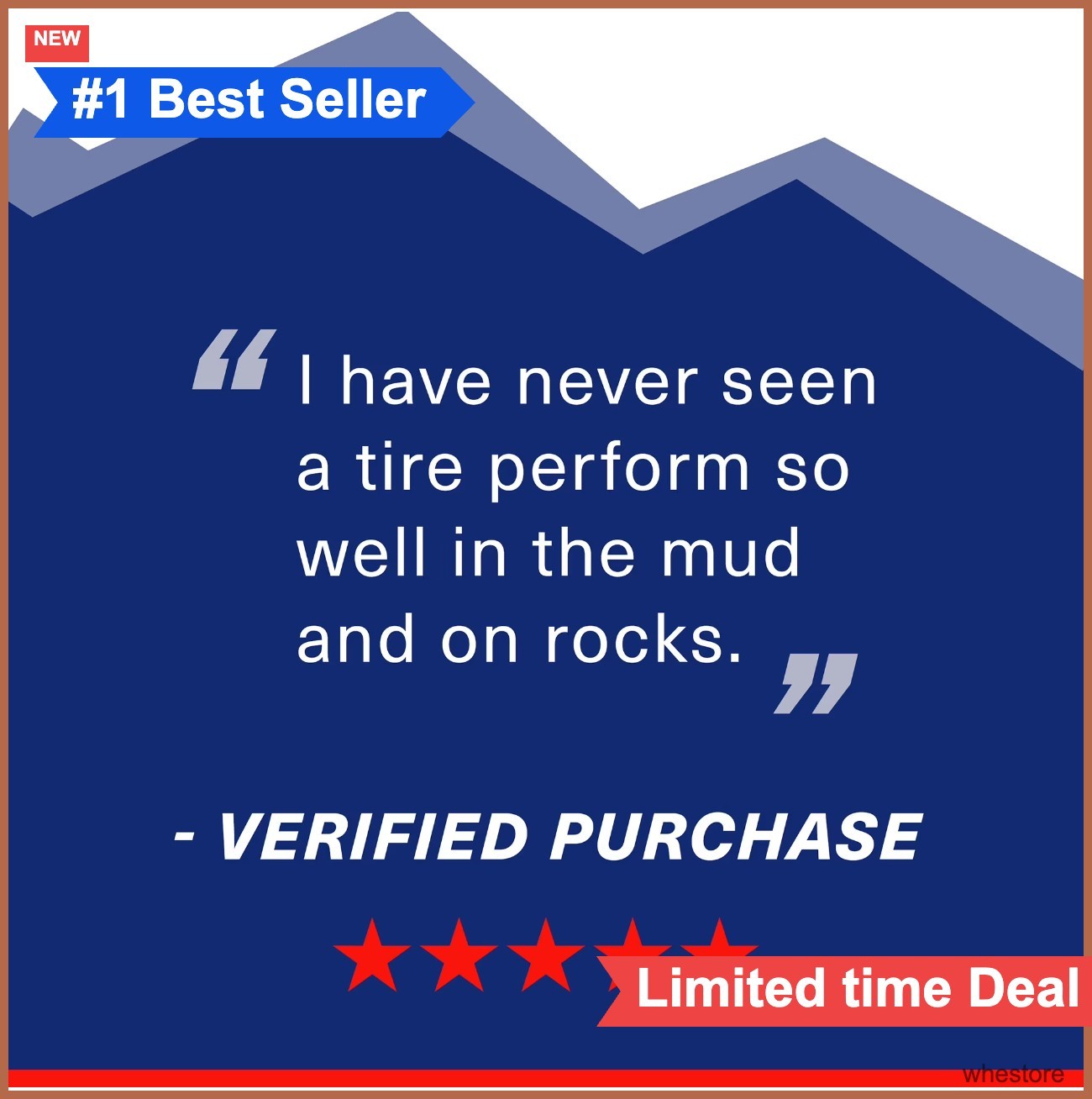 Mud-Terrain Tire LT265/60R18 Load E All-Season Off-Road 4×4 Truck SUV