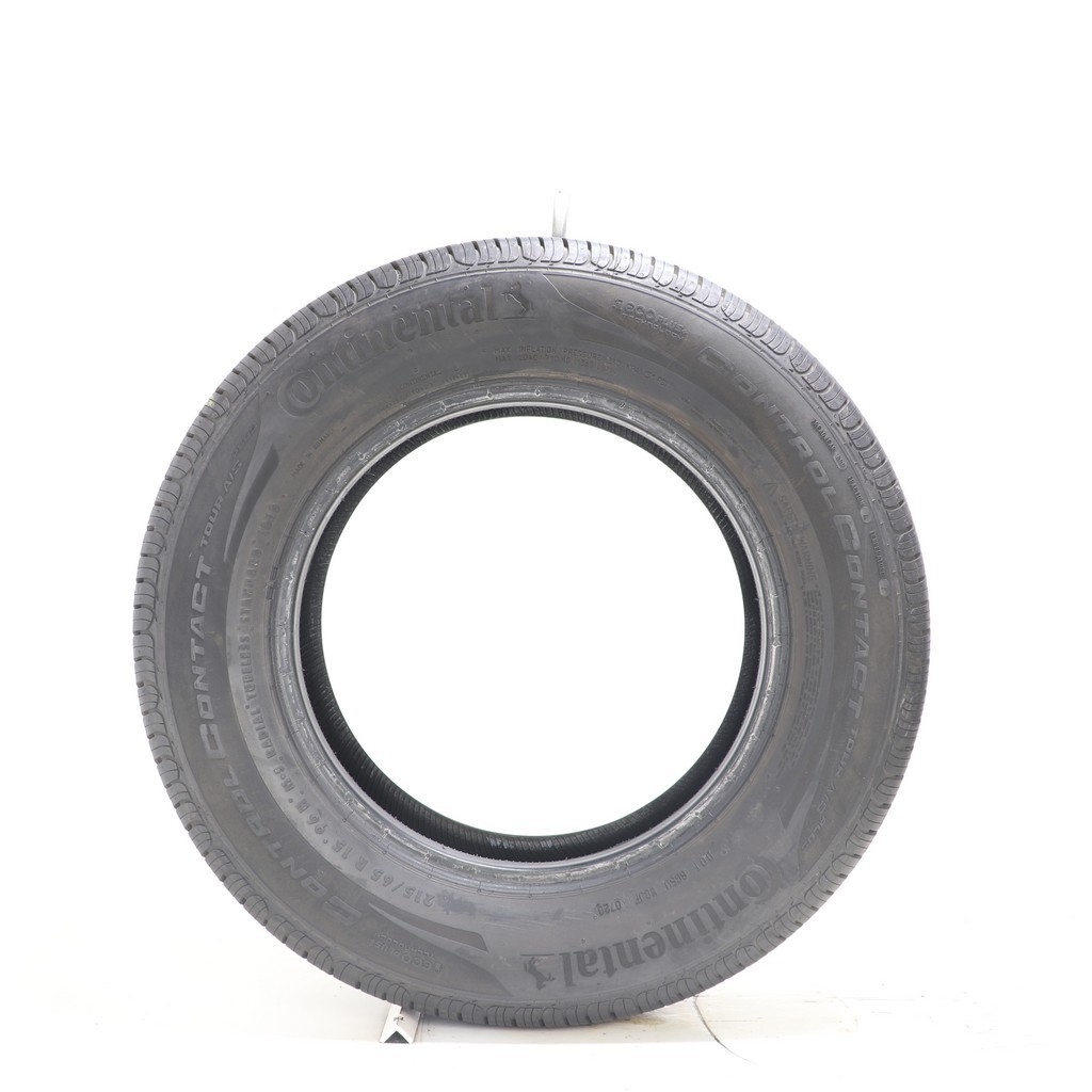 Used 215/65R15 Continental ControlContact Tour A/S Plus 96H – 10/32