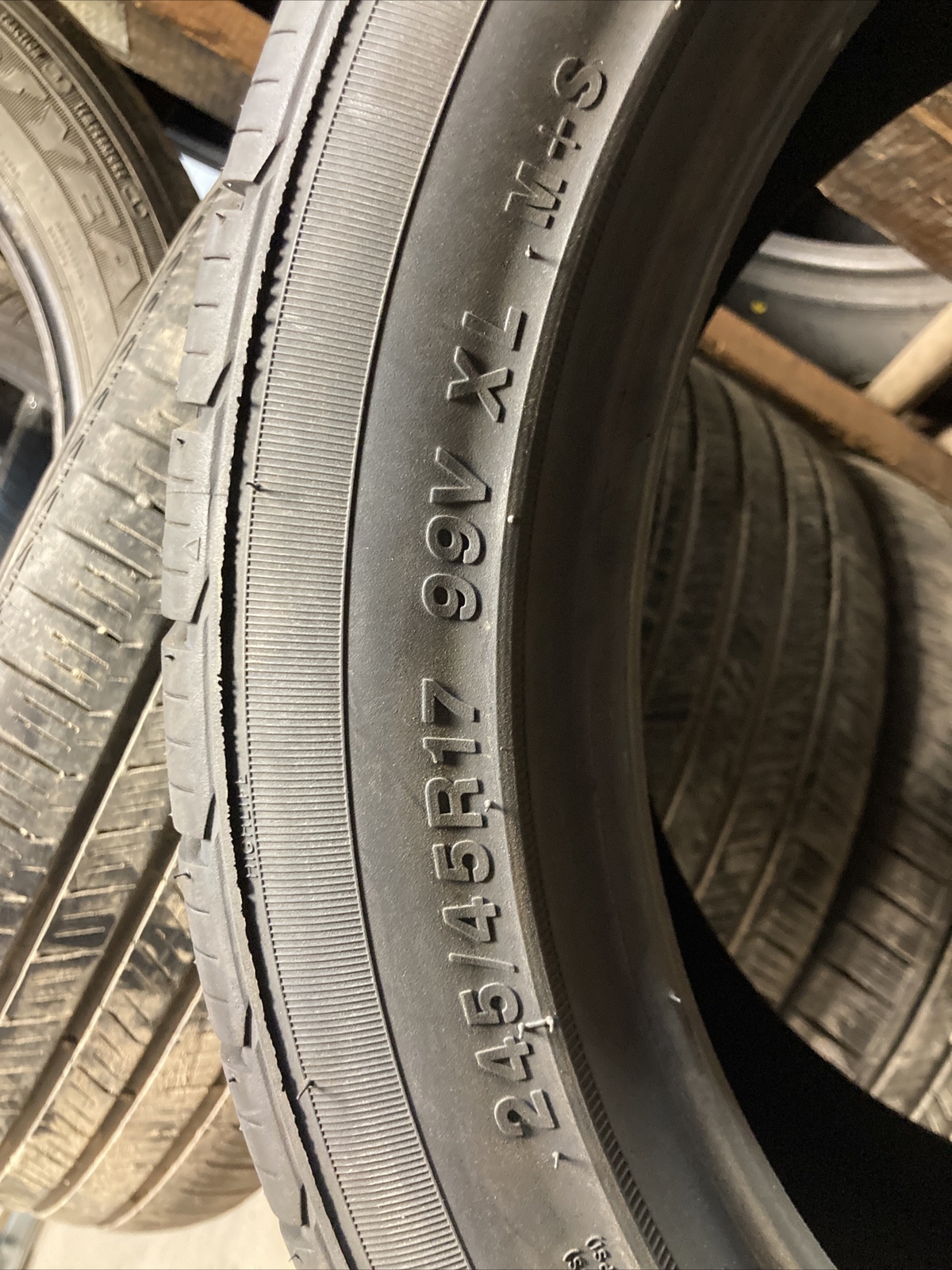 1 NEW Milestar MS932 Sport All Season Tire 245/45R17 99V XL