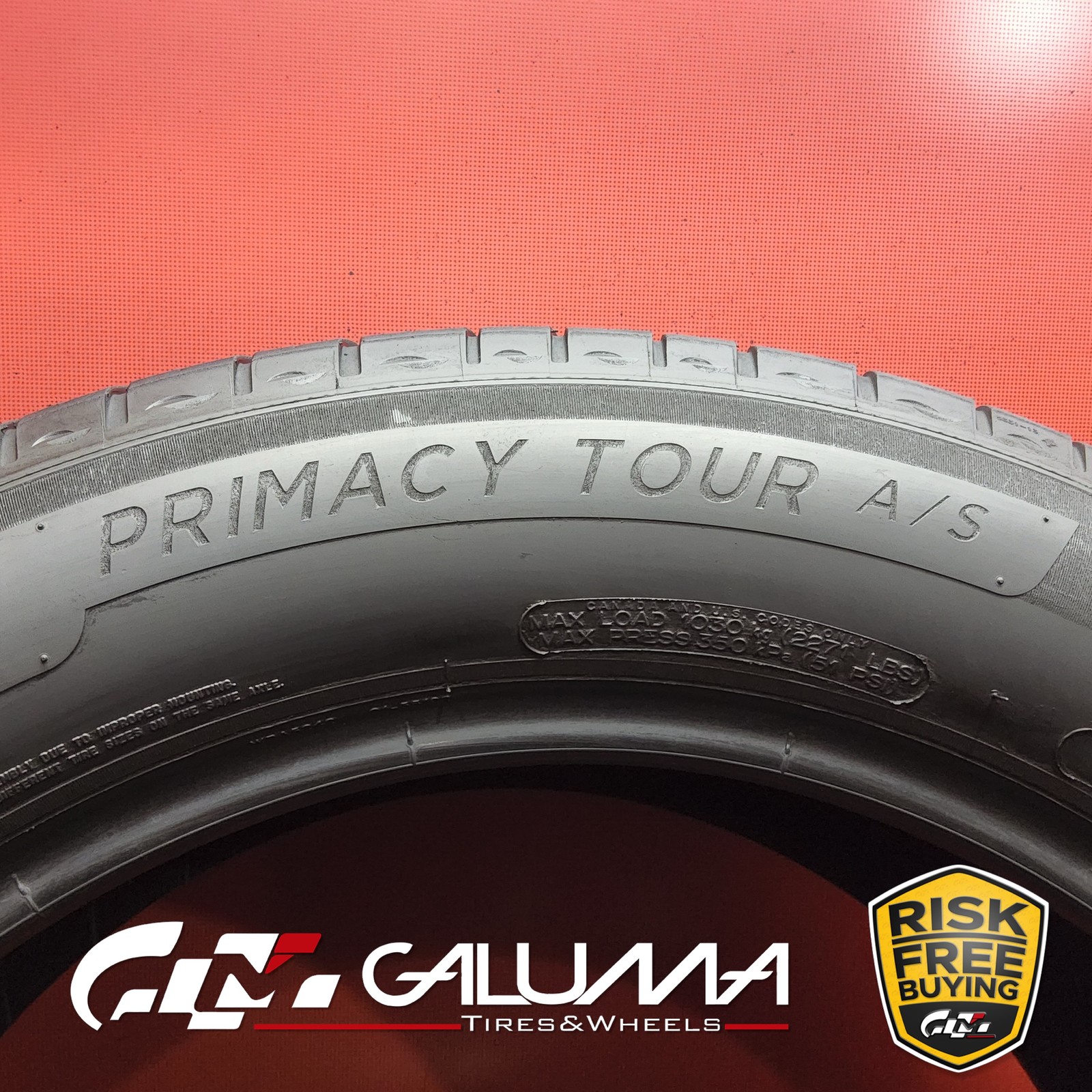 1 Tire LikeNEW Michelin Primacy Tour A/S (MO) 275/50/20 R20 2755020 109H #95894