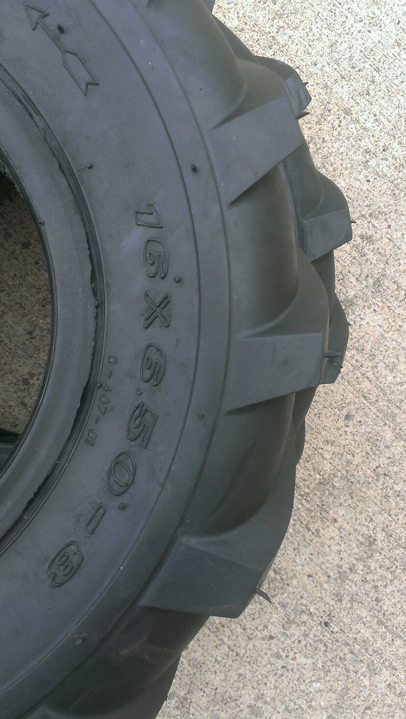 2 – 16X6.50-8 4P Deestone Super Lug Tires AND Tubes AG 16×6.5-8 FREE SHIPPING