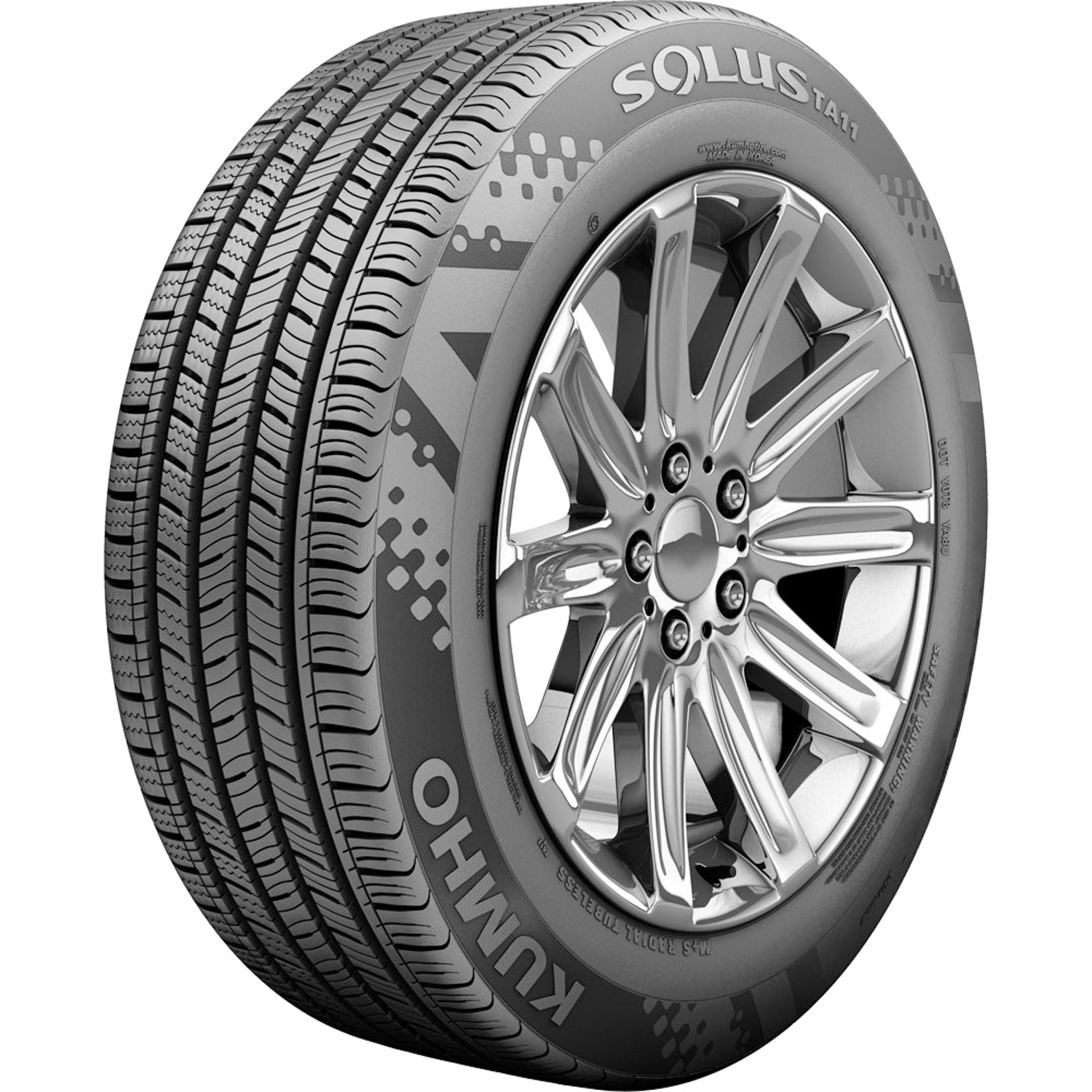 4 Tires Kumho Solus TA11 235/65R17 104V AS A/S All Season
