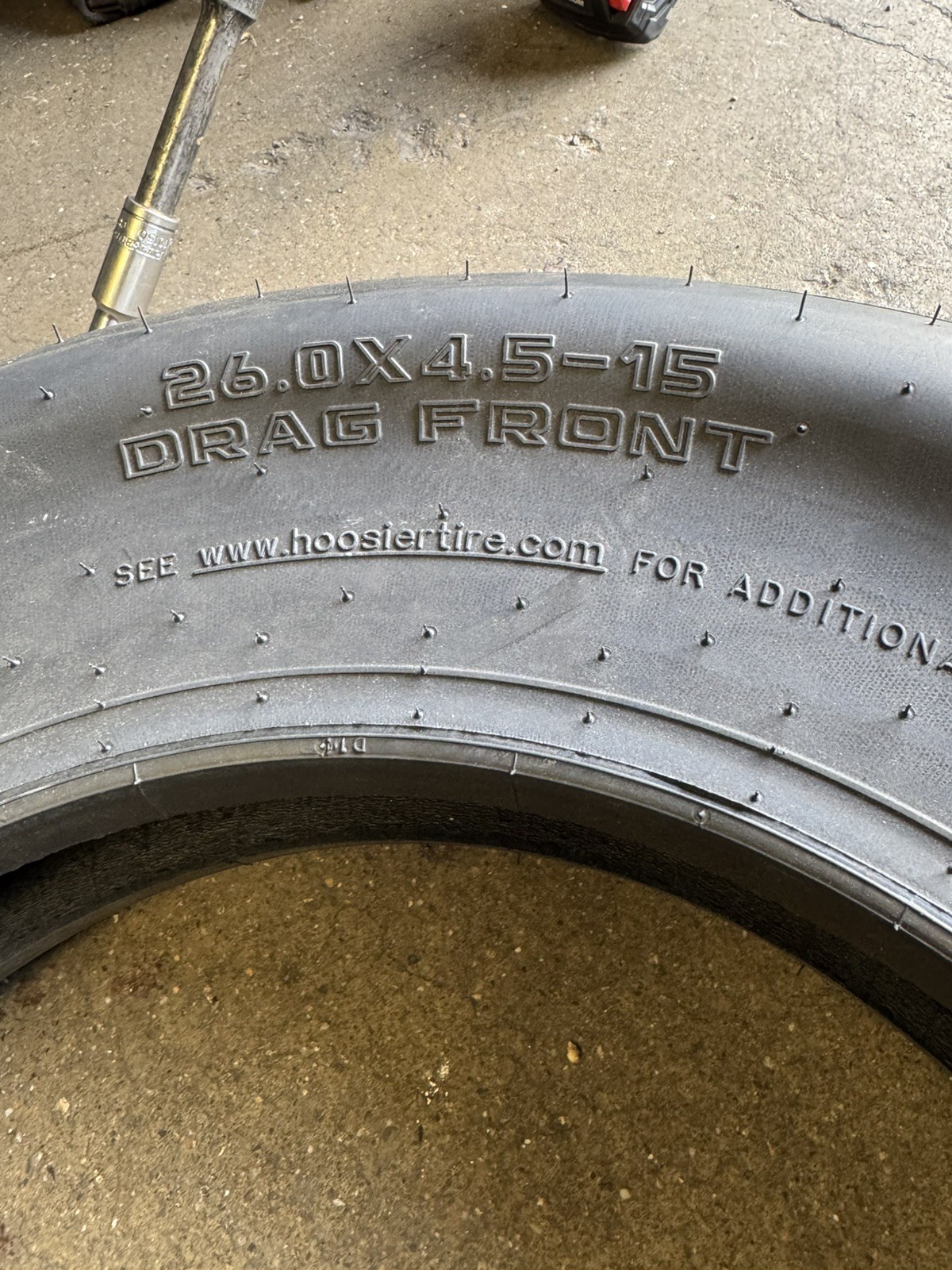 26X4.5-15 HOOSIER DRAG FRONT RUNNER RACING TIRE HO 18105 ET