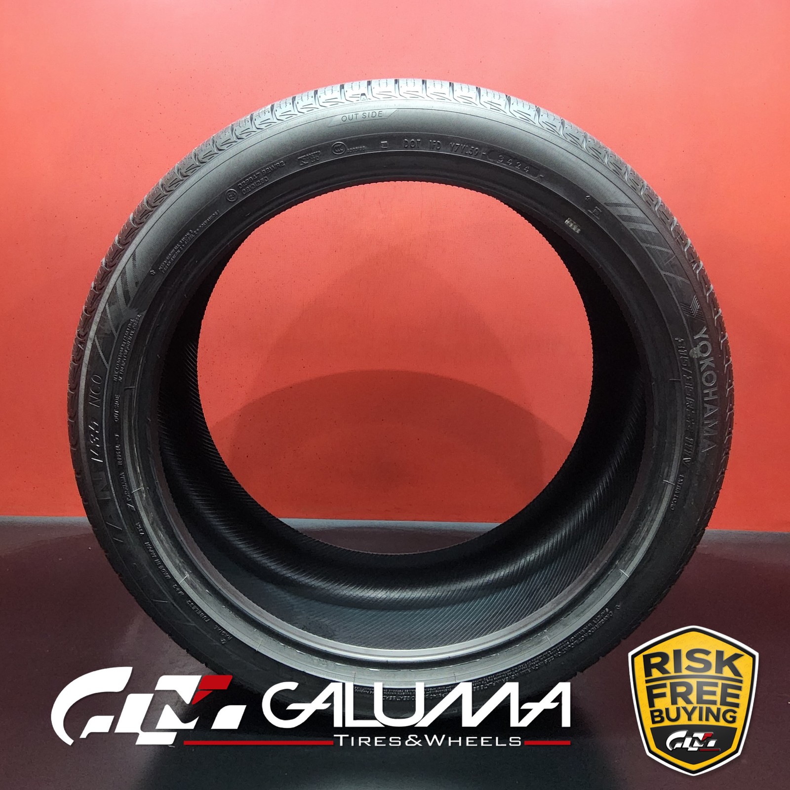 1 (One) Tire LikeNEW Yokohama Advan V35A XL 315/35R22 315/35/22 3153522 #90121
