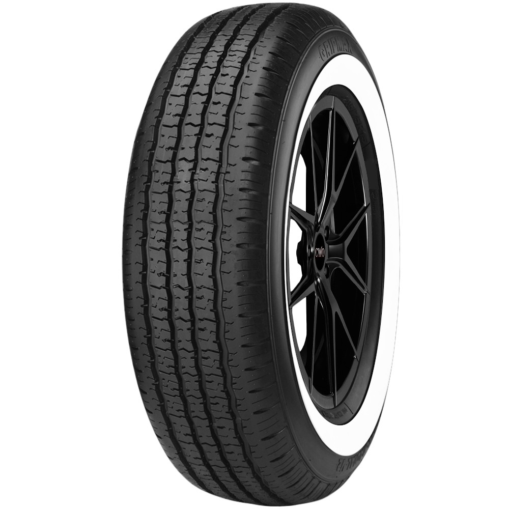 (QTY 2) 155R15 GripMax MaxGrip Classic GT 83S SL White Wall Tires
