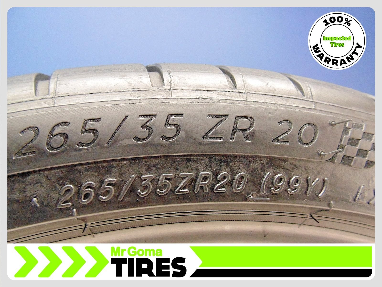 1 MICHELIN PILOT SPORT 4S NO PORSCHE XL 265/35ZR20 USED TIRE 7.3/32 TREAD 99Y