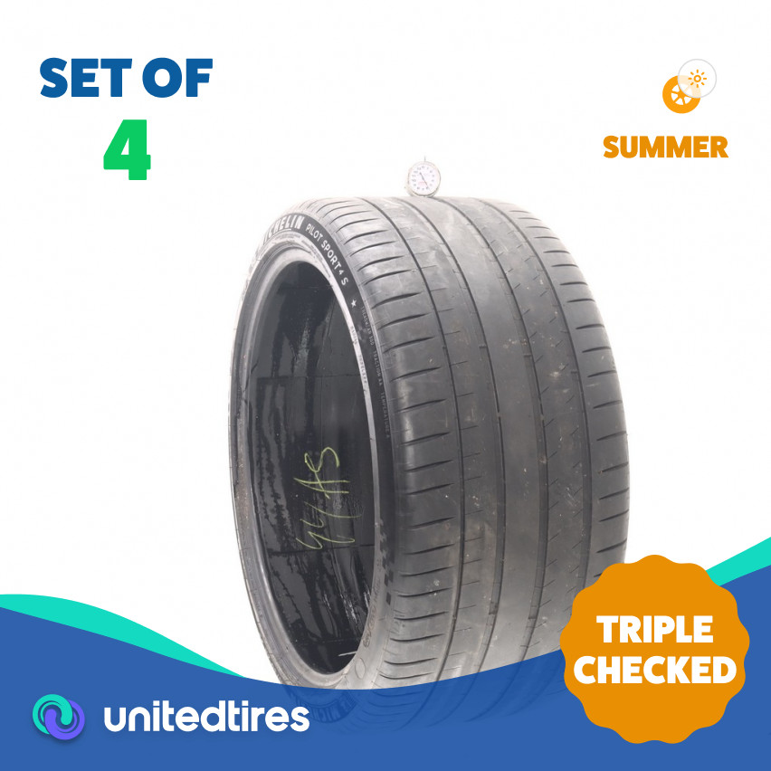 Set of (4) Used 315/30ZR22 Michelin Pilot Sport 4 S 107Y – 5.5-6/32