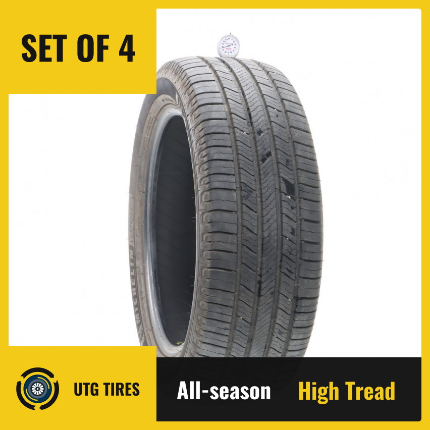 Set of (4) Used 245/50R20 Michelin Defender 2 105H – 9.5-10.5/32