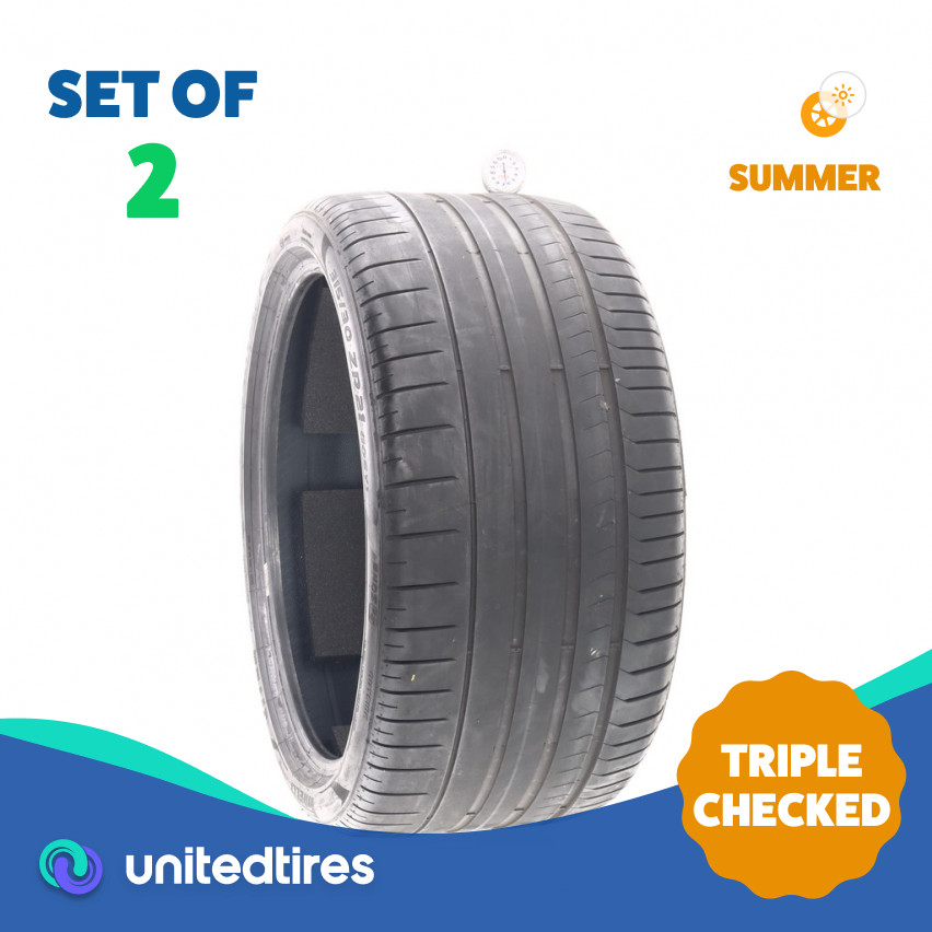 Set of (2) Used 315/30ZR21 Pirelli P Zero PZ4 N1 PNCS 105Y – 6.5/32