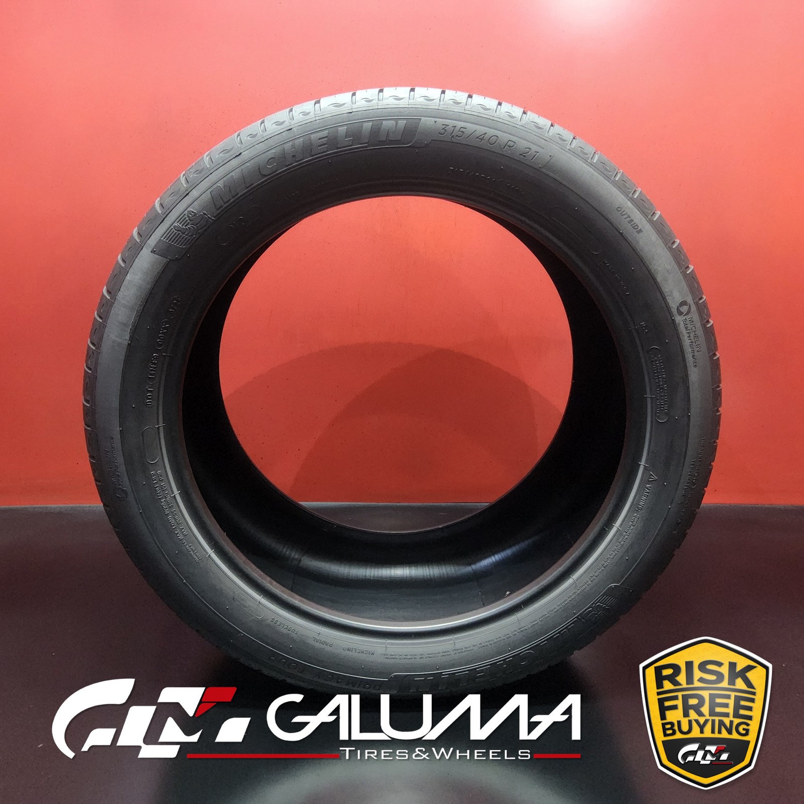 1 Tire Michelin Primacy Tour A/S MO 315/40R21 315/40/21 111H No Repairs #96252