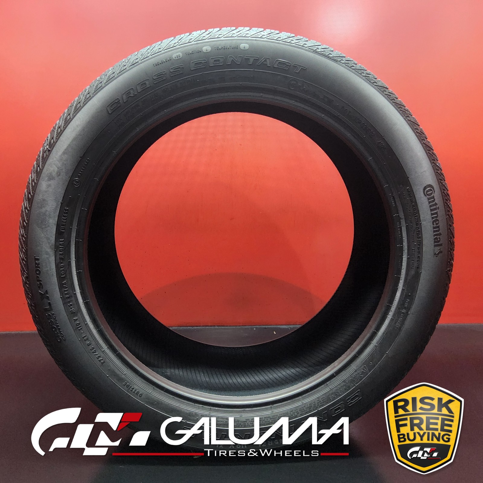 1 Tire LikeNEW Continental CrossContact LX Sport MO1 275/45R21 No Repairs #95558