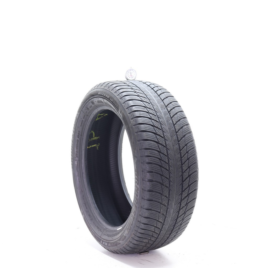 Set of (4) Used 245/50R19 Bridgestone Blizzak LM-001 RFT 105V – 6.5-7/32