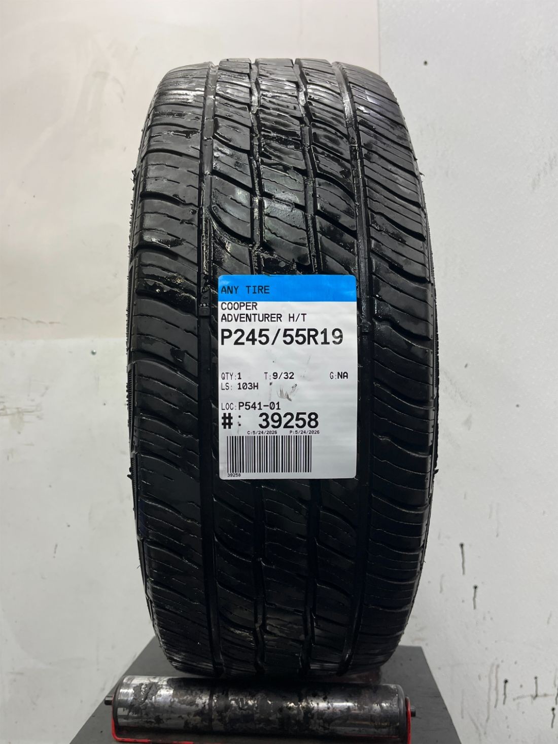 1 Used P245/55R19 Cooper Adventurer H/T 103 H – 9/32