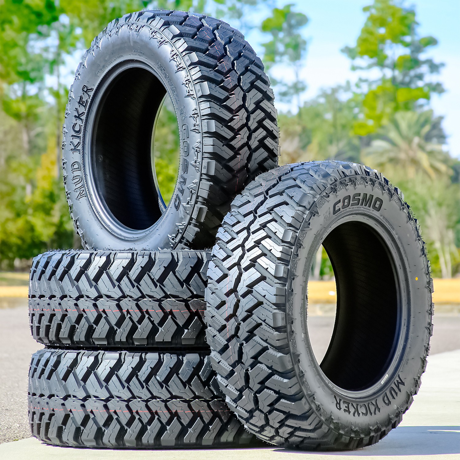 4 Tires LT 305/55R20 Cosmo Mud Kicker MT M/T Load F 12 Ply
