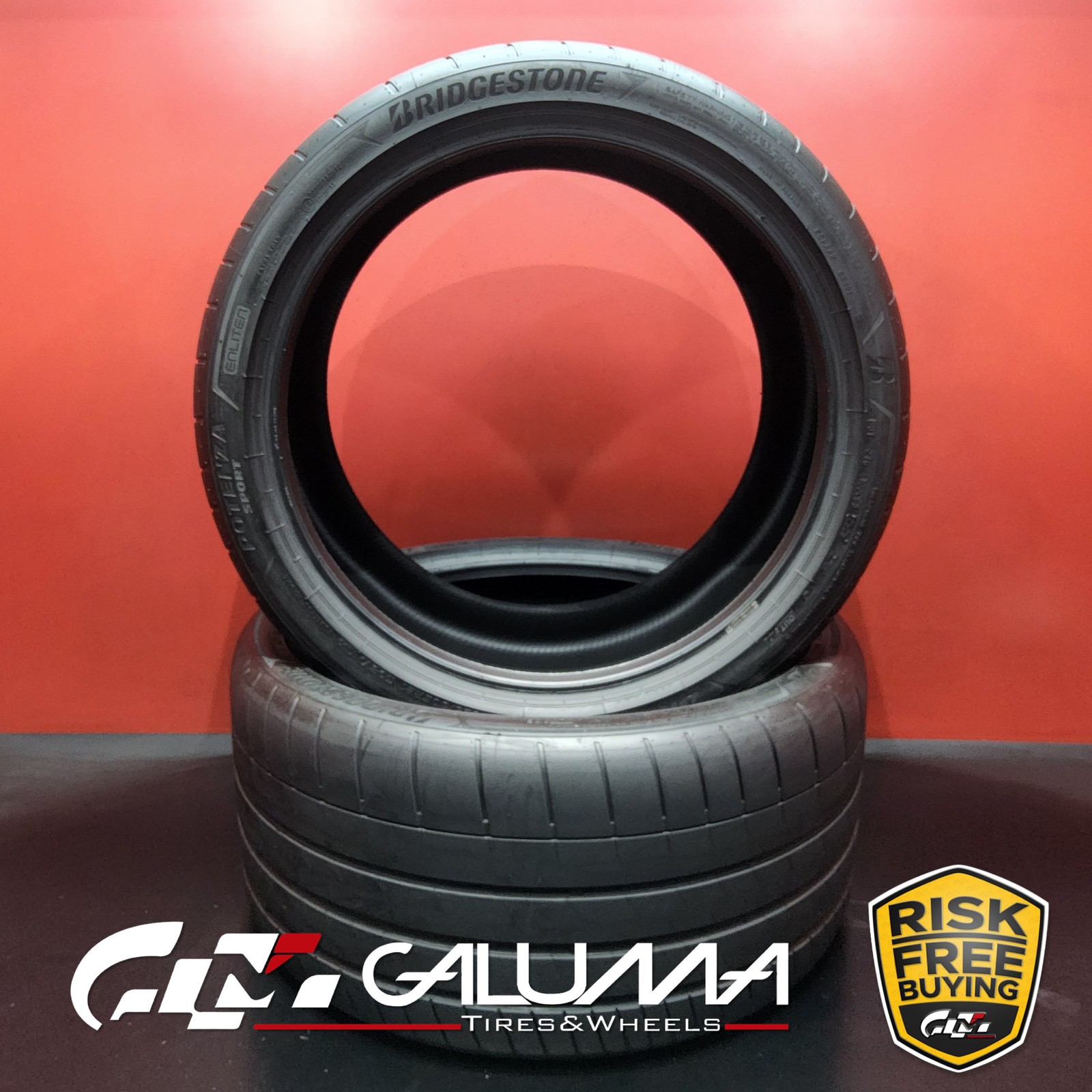 Set of 2 Tires LikeNEW Bridgestone Potenza Sport Enliten ND0 XL 325/30ZR21 93251