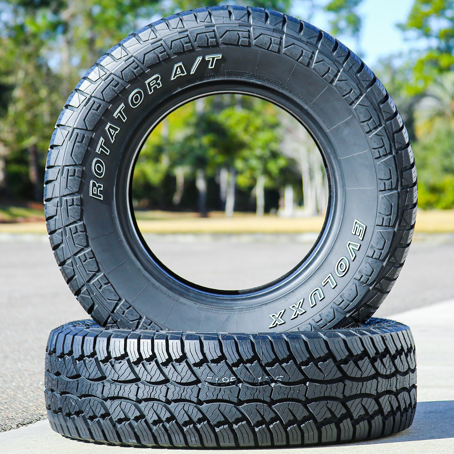 2 Tires 255/70R18 Evoluxx Rotator A/T AT All Terrain 113S