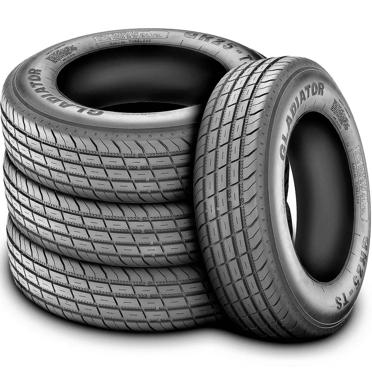 Tire Gladiator QR25-TS ST 235/80R16 Load F 12 Ply Trailer