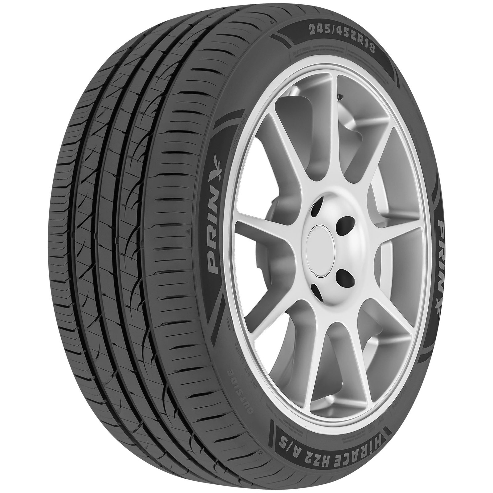 1 New Prinx Hirace Hz2 A/s – 275/40r18 Tires 2754018 275 40 18