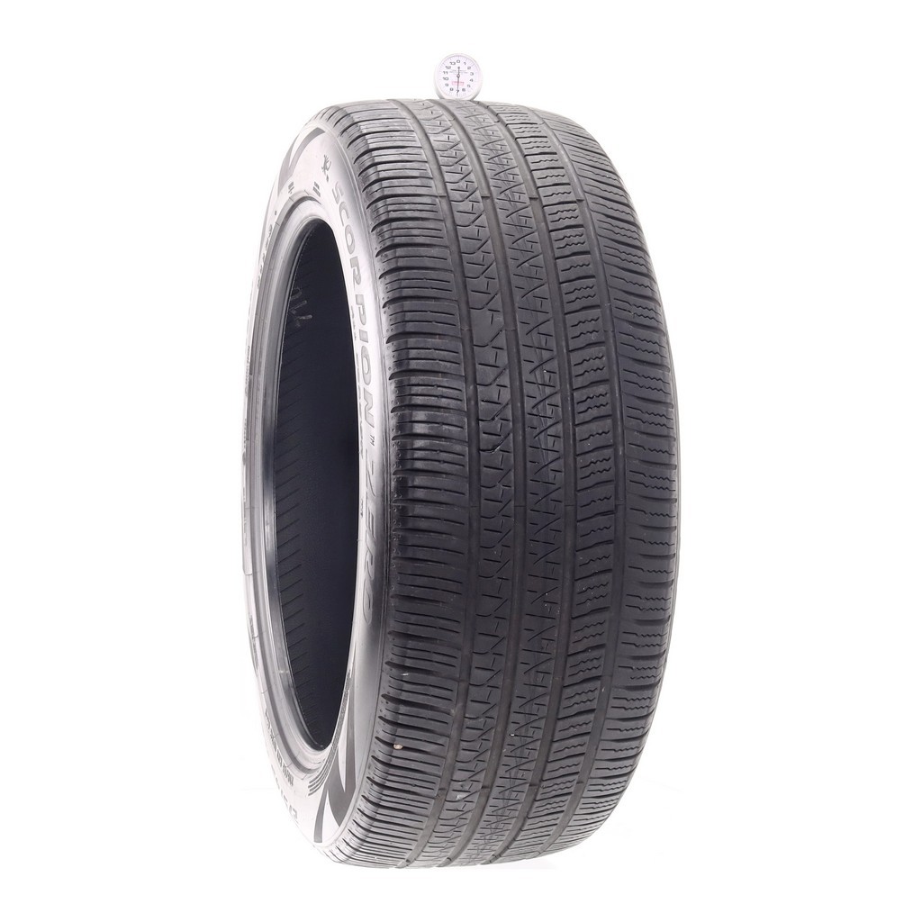 Set of (4) Used 275/45R21 Pirelli Scorpion Zero MO 107H – 5.5-7.5/32