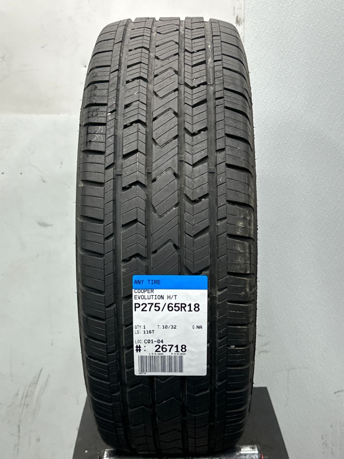 Used P275/65R18 Cooper Evolution H/T 116 T – 10/32